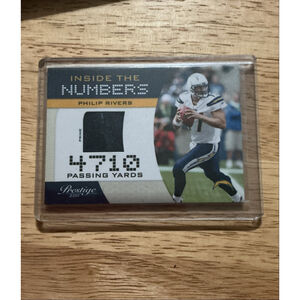 2011 Panini Prestige - Philip Rivers #8 Materials Prime 33/50 (MEM)